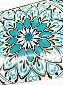 10pcs Mandala Pattern Wall Tile Paper, Peel And Stick Tile For Home Decor, Renovation Stickers Peel Wall Panels, Wall Paper, Wallpapers, Spring Decoration Items Refresh Your Home, Rama Decoration Stickers - Multicolor - View 5