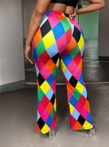 Slaydiva Schlaghose mit Geo Muster - Verschiedenfarbig - Übersicht 2