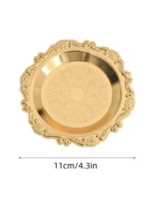 1入組鋁合金首飾托盤歐式家居首飾托盤