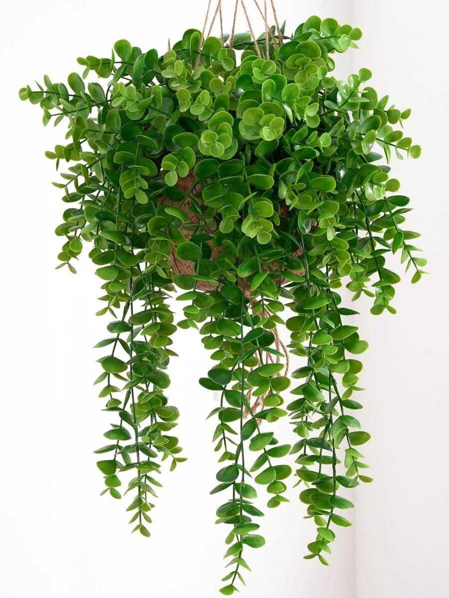 1入組塑料人造葉藤仿真植物綠藤派對 - 綠色 - 查看 1