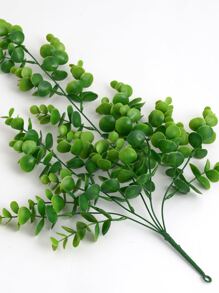 1入組塑料人造葉藤仿真植物綠藤派對 - 綠色 - 查看 5