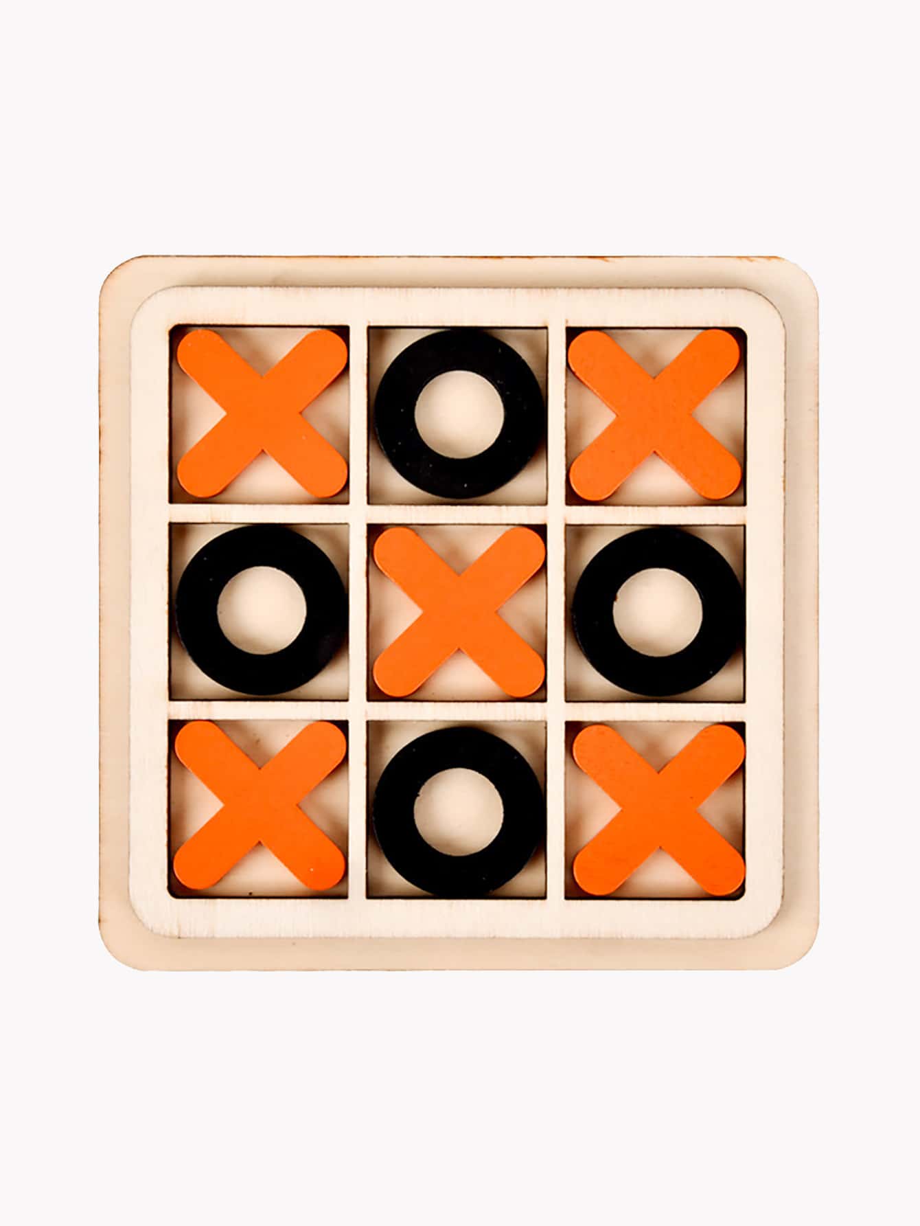 1套木製棋盤遊戲現代家用棋盤遊戲 - 橘色 - 查看 1