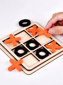 1套木製棋盤遊戲現代家用棋盤遊戲 - 橘色 - 查看 2