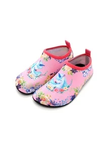 運動滑水鞋適用於男孩卡通獨角獸圖案一腳蹬涉水鞋 - 彩色 - 查看 2