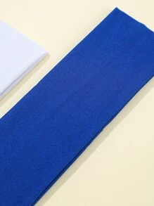 3pcs/6pcs Casual Versatile Solid Color Yoga Headbands - Multicolor - View 4