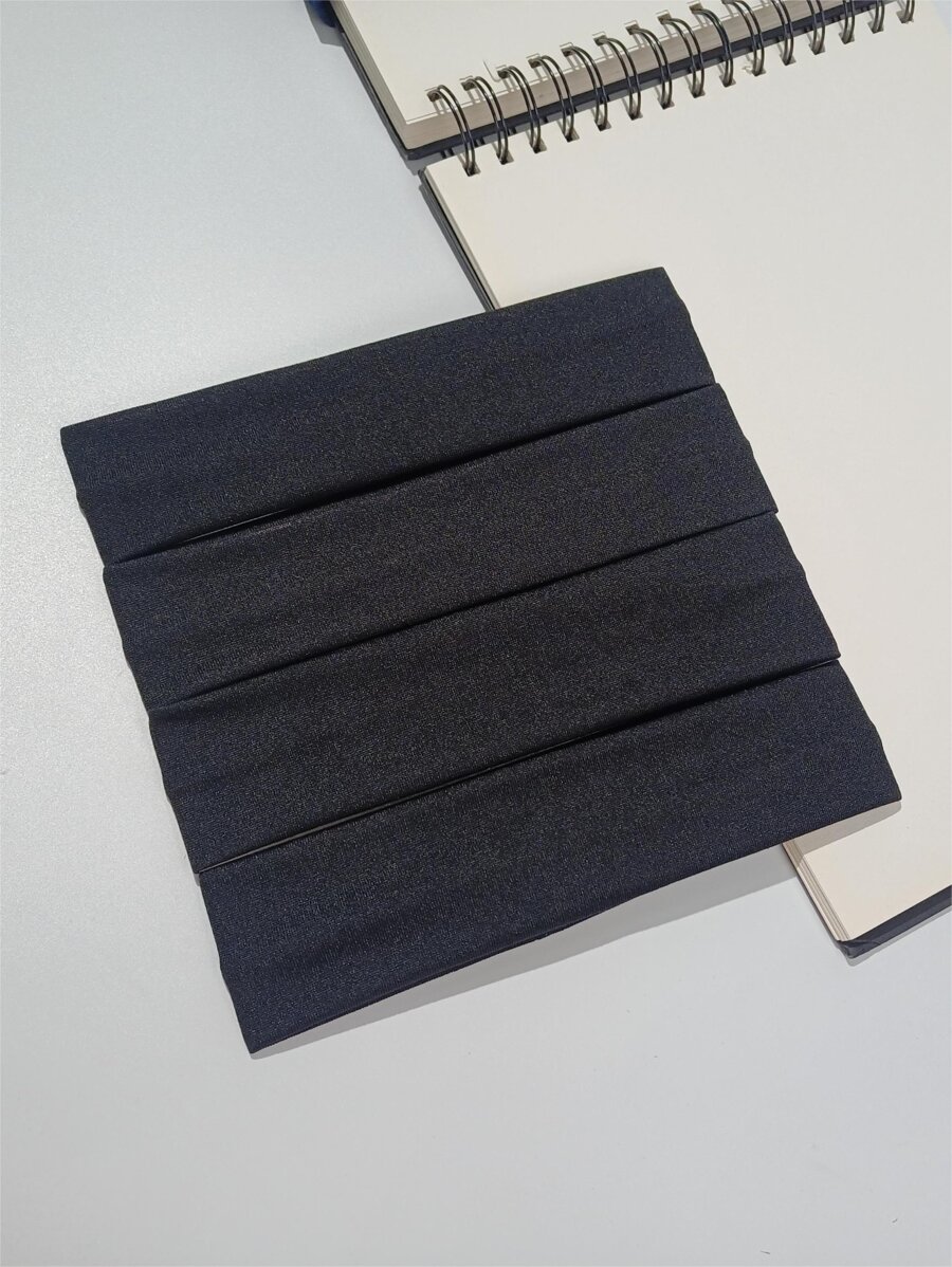 4pcs Solid Hair Band Casual, Gym Headband Turban Headband Sweatband, School Stuff, College, Headbands Fall Winter Hair Accessories For Women For Vacation Outfits Woman Elegant Scarf Women Bandana Soft Headwrap