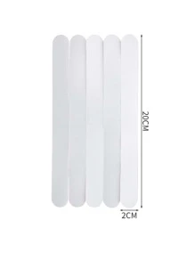 5pcs/set PVC Anti-slip Shower Tread Sticker, Safety Shower Treads Sticker - Clear - View 2