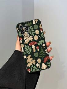 Inna Moreva Mushroom & Leaf Pattern Phone Case