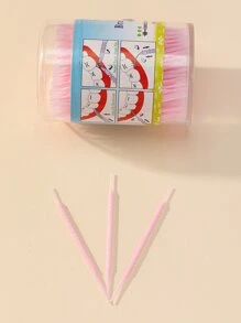 牙籤，1盒塑料雙層一次性深層清潔牙籤棒旅行用