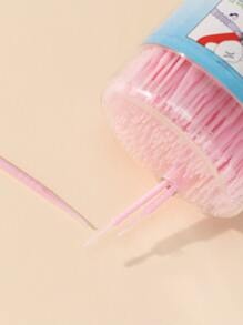 牙籤，1盒塑料雙層一次性深層清潔牙籤棒旅行用