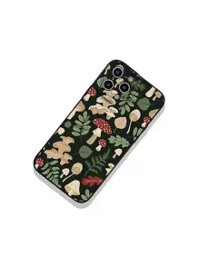 Inna Moreva Mushroom & Leaf Pattern Phone Case
