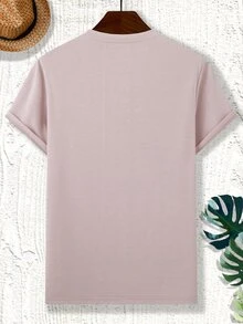 Manfinity RSRT Men Tropical Print Tee - Dusty Pink - View 2
