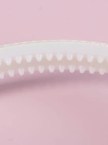 3 cái/bộ Sáng Mùa Xuân Màu sắc Chiffon Hoa Kẹp tóc Với Kim cương giả Dành cho Cô gái - Nhiều màu - Xem 5