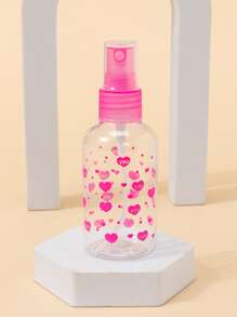 1pc 75ML Heart Pattern Empty Subpackage Spray Bottle
