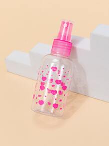 1pc 75ML Heart Pattern Empty Subpackage Spray Bottle