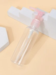 1pc 100ML Travel Subpackage Bottle,Empty Transparent Dispenser Container for Travel Size Cosmetics,Empty Cosmetic Refillable Travel Containers Plastic Hair Spray Bottle Sprayer for Perfume Skincare Makeup Lotion - Pink - View 2