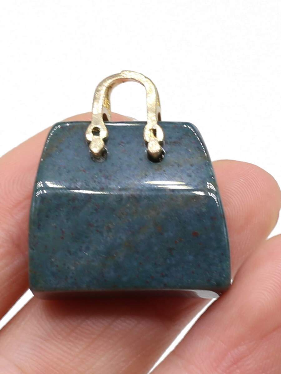 Stone Bag DIY Pendant - Multicolor - View 1