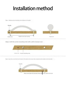 1 tủ, cốp, tay nắm hành lý, màu sắc ngẫu nhiên - Màu vàng - Xem 5
