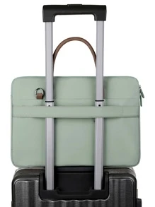 Minimalist Laptop Bag - Green - View 2