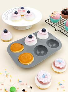 1pc Non-Stick Spherical Silicone Mold 7.65in Hemispherical Chocolate Mold Silicone Baking Mold For Ice Cubes, Chocolate, Pudding, Mousse, Jell