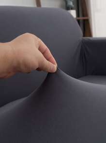 1 Đồng Màu Futon Bọc, Tối Giản Polyester Chống Nước Futon Dành Cho Gia Đình, Tất Cả Các Mùa - Màu xám đen - Xem 6