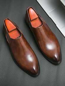 男士尖頭正裝工作辦公室男士正裝鞋