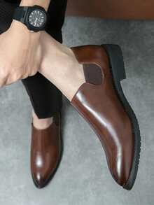 男士尖頭正裝工作辦公室男士正裝鞋