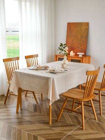 1pc Solid Color Tablecloth