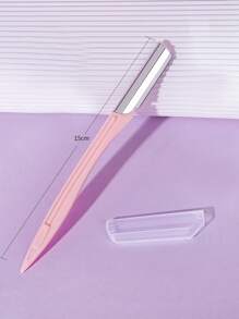 2pcs Stainless Steel Straight Edge Razor With Protective Cover, Suitable For Men And Women, For Eyebrow Trimming And Shaving, Essential Beauty Care Tool,Makeup,Cheap,Room Decor,Vanity,Travel,Bedroom,Makeup Accessories,Eyebrow Razor,Cheap,Stocking Stuffers,Makeup,Makeup Tools,Cheap Stuff,Gifts,Gifts For Women,Christmas Gifts - Multicolor - View 6