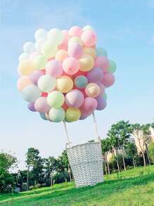 30 Cái/bộ 5 Inch Màu Sắc Ngẫu Nhiên Bong Bóng Cao Su, Trang Trí Tiệc Lễ Kỷ Niệm Bong Bóng Cho Bữa Tiệc - Nhiều màu - Xem 4