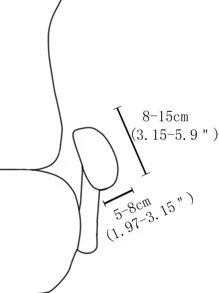 1set Solid Color Office Chair Slipcover, Minimalist Polyester Office Chair Arm Cover For Office - Navy Blue - View 3