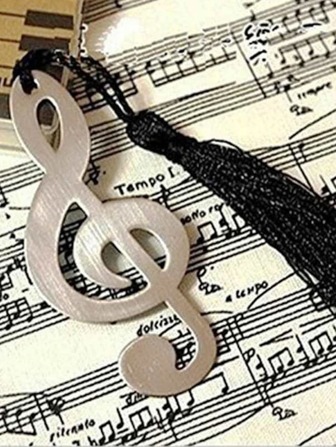 1pc Music Note Shaped Bookmark Back To School
