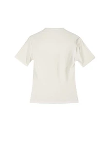 Camiseta unicolor de cuello scoop - Albaricoque - Ver 2