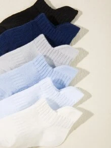 6雙嬰兒素色襪子 - 彩色 - 查看 3