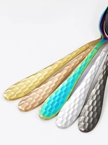 24 piezas Set cubiertos de acero inoxidable - Dorado - Ver 3