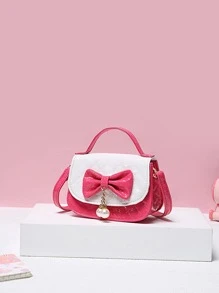 Cặp sách Trẻ em Nơ Bướm Thú vật - Đỏ và trắng - Xem 9