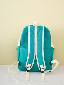 Zestawy damskich torebek Kolorowe bloki Litera Regulowany Wyszykowany - Zielony - Zobacz 2