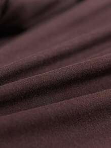 1入組棕色沙發套和1入組無填充物靠墊套極簡主義滌綸彈力沙發套適合家用 - 咖啡棕 - 查看 7