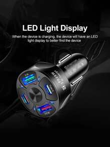 1入組20瓦快充車載充電器 - 黑色 - 查看 6