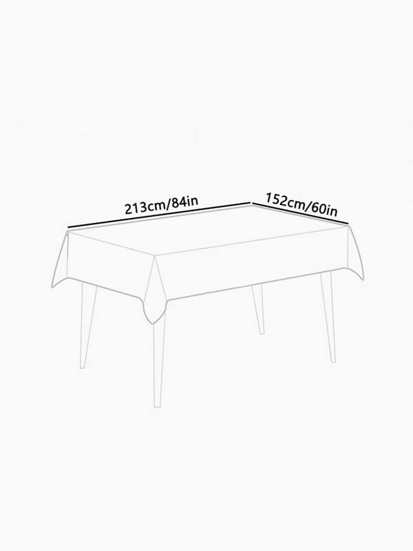 1pc Pink Tablecloth, Polyester Sequin Decor Decorative Fabric Table