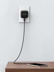 UGREEN PD 20W Fast Charger Compatible With Apple 20W USB-C Power Adapter Compatible With IPhone 5 Series 14 13 Pro Max Adapter IPad Pro Air 2022 2023 2024 - Black - View 3