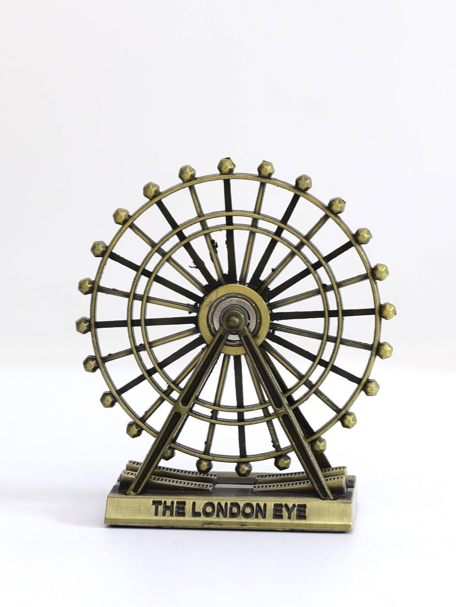 1pc Vintage Ferris Wheel Decoration - Bronze - View 1