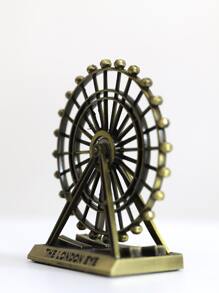 1pc Vintage Ferris Wheel Decoration - Bronze - View 4