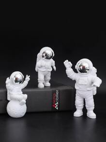 3入組宇航員藝術擺件 - 白色 - 查看 4