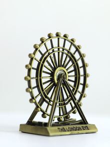 1pc Vintage Ferris Wheel Decoration - Bronze - View 5
