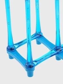 1 pièce En Plastique Support De Rangement De Tasse , Bleu Support De Rangement De Cuisine Pour Cuisine - Bleu azur - Voir 3