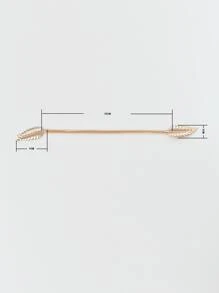 1pc Leaf Curtain Tieback - Gold - View 3