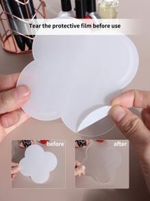 化妆品彩妆盘，专业化妆品混合彩妆盘刮刀化妆师工具，美容院彩妆霜混合调色板化妆美甲调色板，美甲用品，美甲工具，美甲工具，返校，指甲，按压指甲的美甲工具，修甲修脚工具 - 無色 - 查看 5