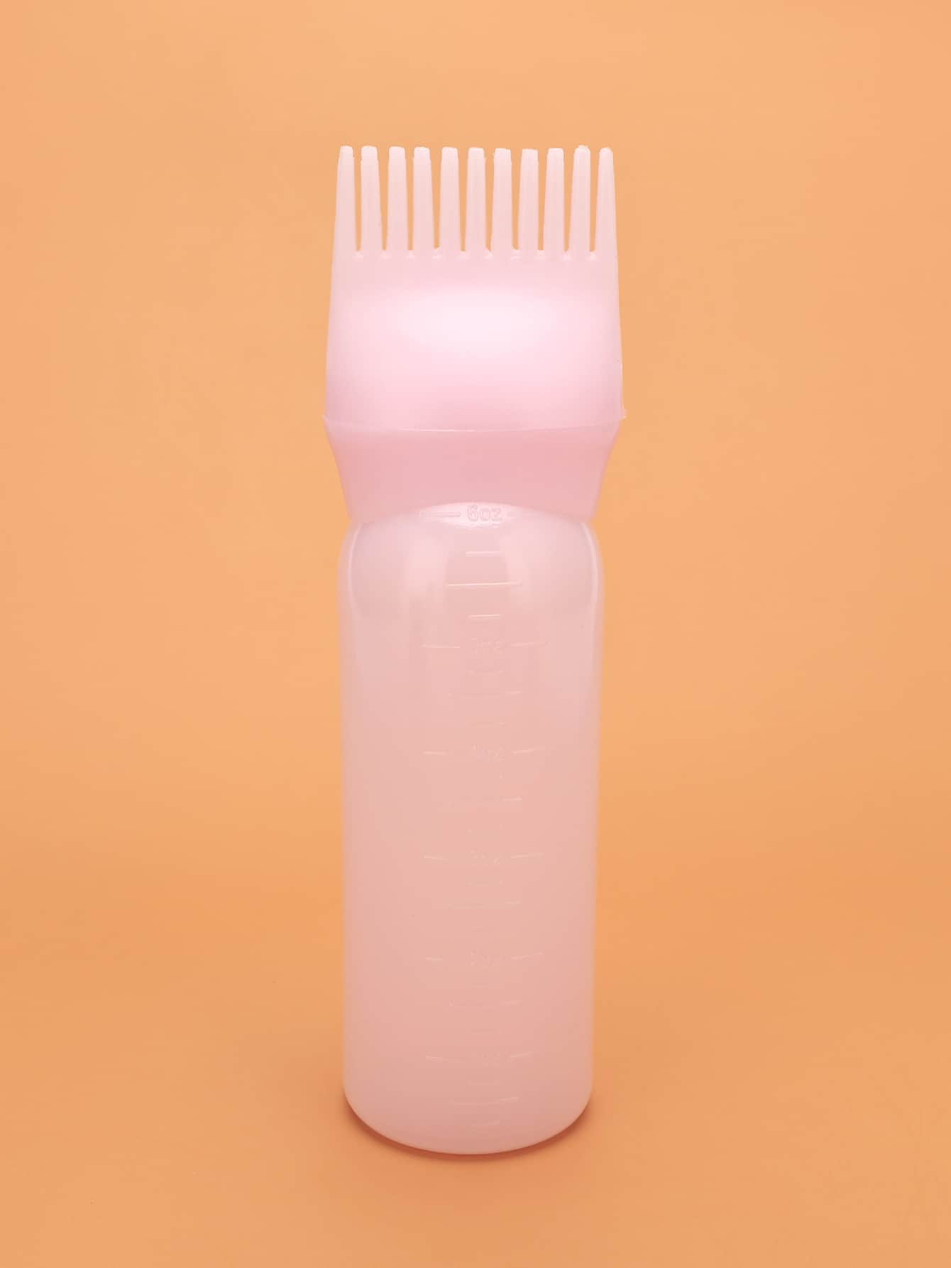1pc Pink Hair Dye Applicator Brush Bottles Dyeing Shampoo Bottle Oil