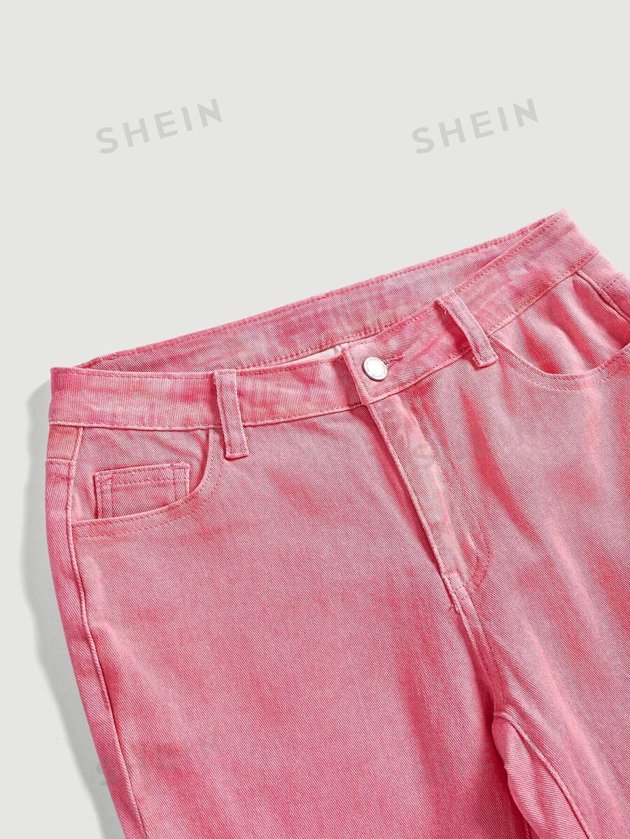 SHEIN MOD Solid Flare Leg Jeans SHEIN USA